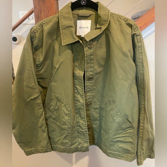 Madewell Jackets & Blazers - Madewell Baylow Cropped Chore Jacket, Size M